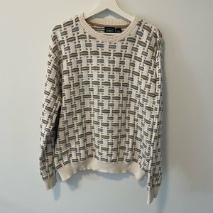 Vintage Woven Crew Neck Sweater
